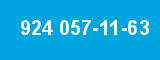 924 057-11-63 924 057-11-63